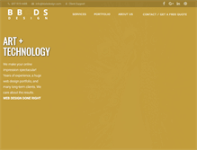Tablet Screenshot of bbdsdesign.com